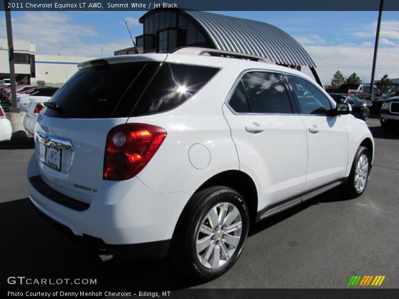 Summit White / Jet Black 2011 Chevrolet Equinox LT AWD