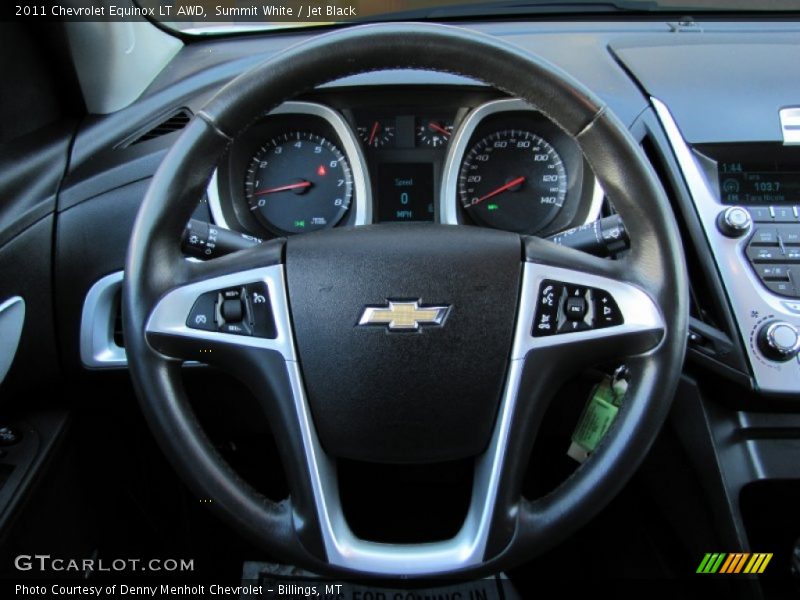Summit White / Jet Black 2011 Chevrolet Equinox LT AWD