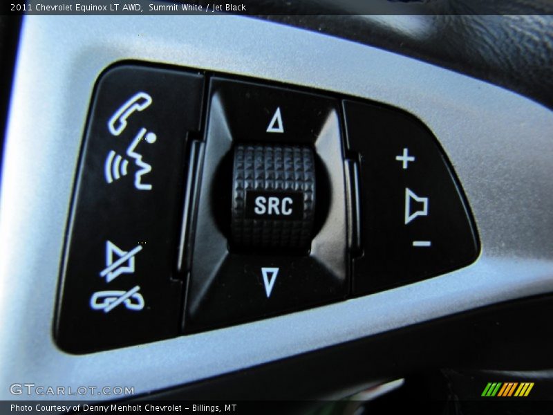 Summit White / Jet Black 2011 Chevrolet Equinox LT AWD