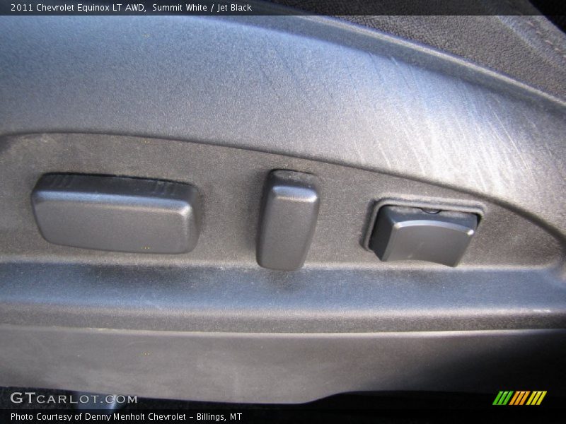 Summit White / Jet Black 2011 Chevrolet Equinox LT AWD