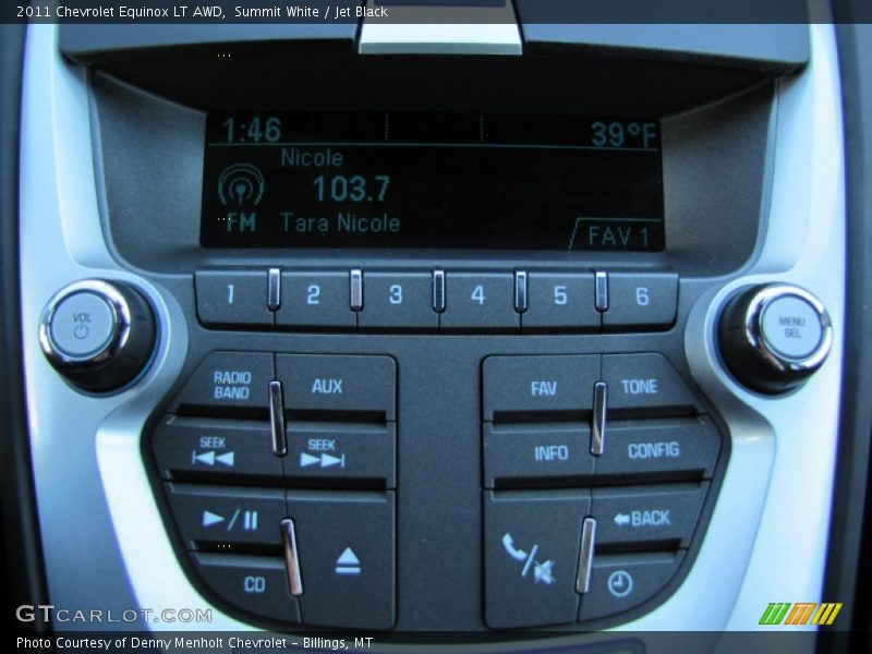 Summit White / Jet Black 2011 Chevrolet Equinox LT AWD