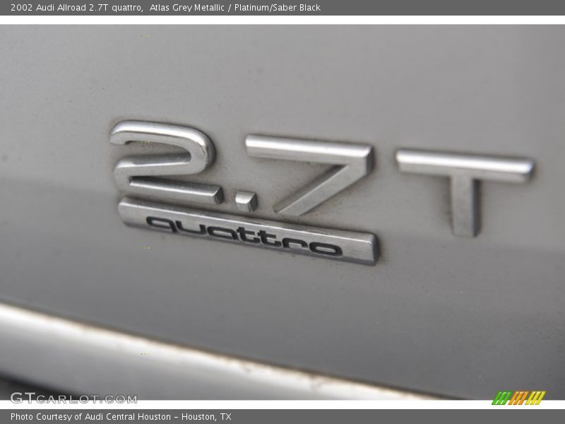 Atlas Grey Metallic / Platinum/Saber Black 2002 Audi Allroad 2.7T quattro