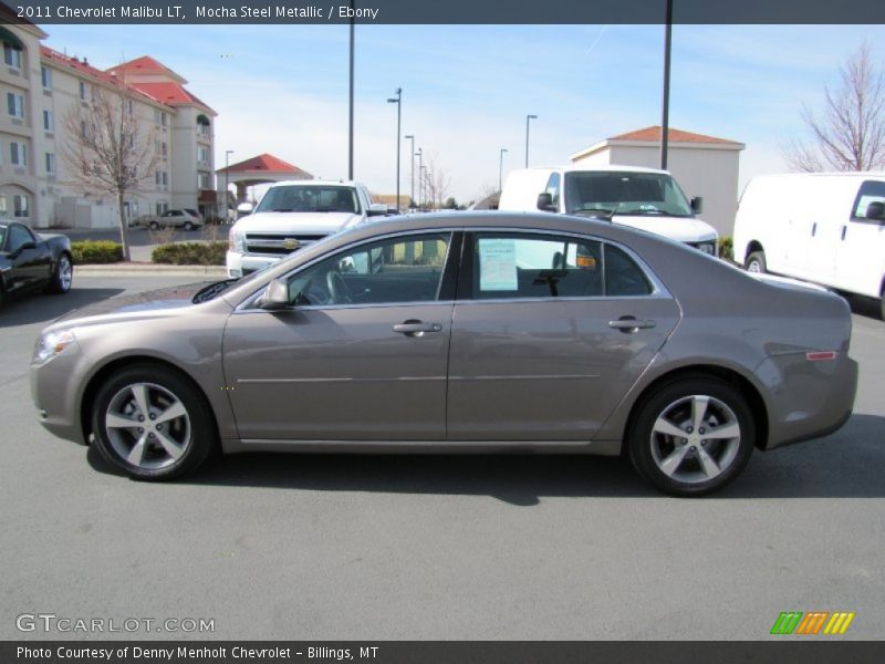 Mocha Steel Metallic / Ebony 2011 Chevrolet Malibu LT
