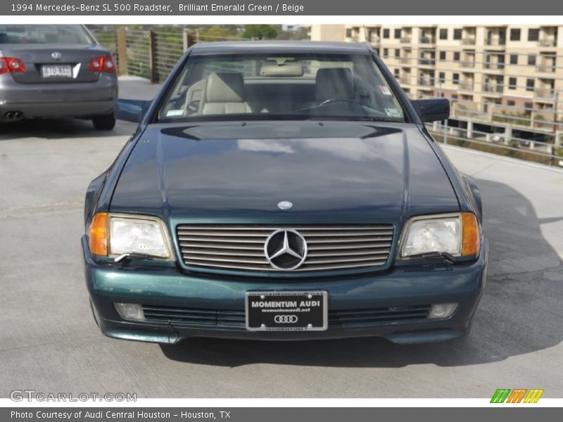 Brilliant Emerald Green / Beige 1994 Mercedes-Benz SL 500 Roadster