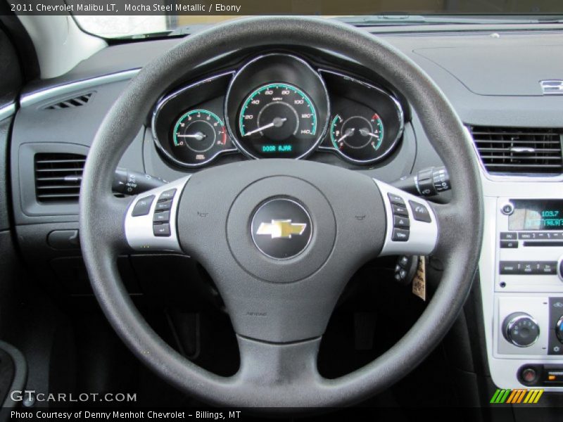 Mocha Steel Metallic / Ebony 2011 Chevrolet Malibu LT