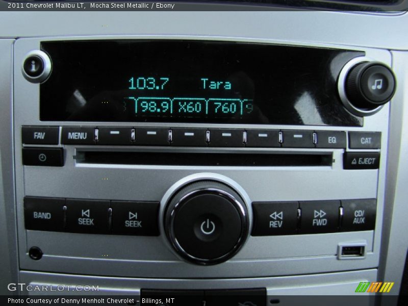 Mocha Steel Metallic / Ebony 2011 Chevrolet Malibu LT