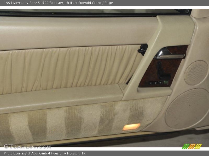 Brilliant Emerald Green / Beige 1994 Mercedes-Benz SL 500 Roadster