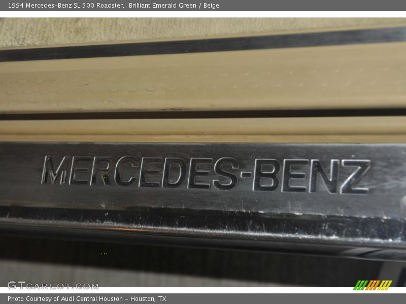 Brilliant Emerald Green / Beige 1994 Mercedes-Benz SL 500 Roadster