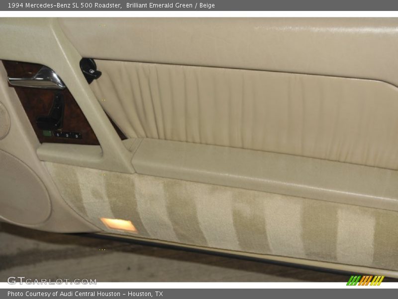 Brilliant Emerald Green / Beige 1994 Mercedes-Benz SL 500 Roadster
