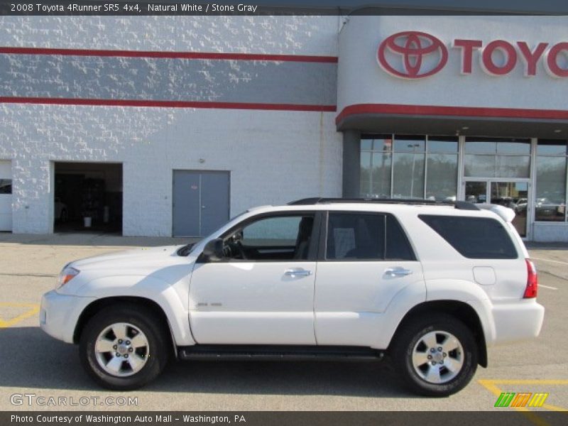 Natural White / Stone Gray 2008 Toyota 4Runner SR5 4x4