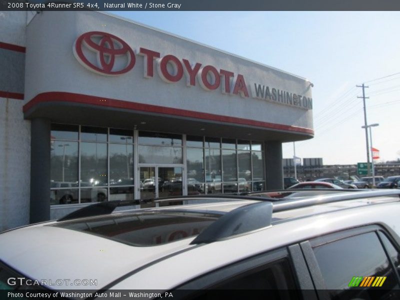 Natural White / Stone Gray 2008 Toyota 4Runner SR5 4x4