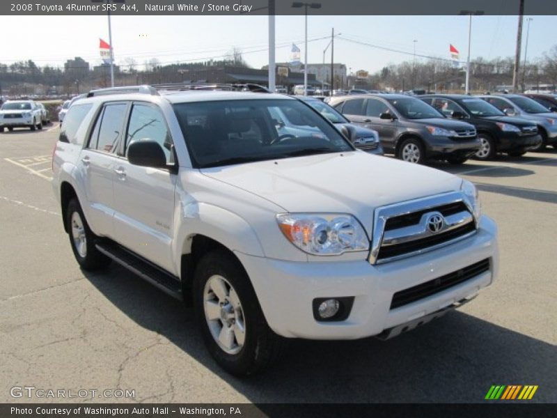 Natural White / Stone Gray 2008 Toyota 4Runner SR5 4x4