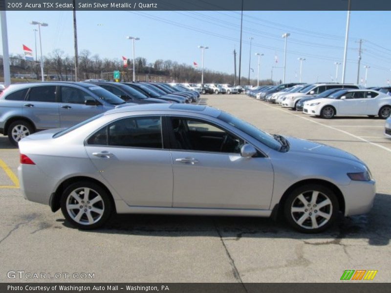 Satin Silver Metallic / Quartz 2005 Acura TSX Sedan