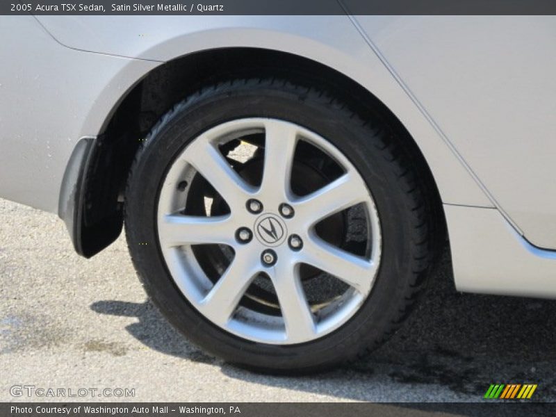 Satin Silver Metallic / Quartz 2005 Acura TSX Sedan
