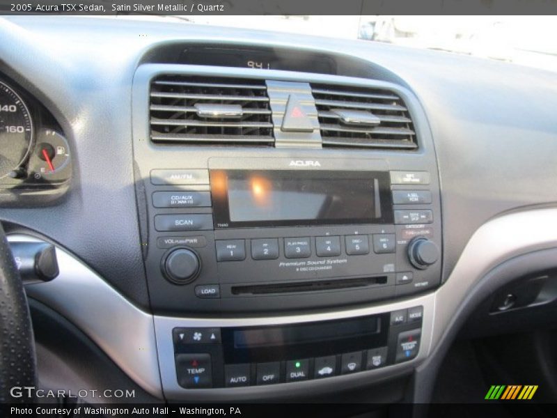 Satin Silver Metallic / Quartz 2005 Acura TSX Sedan