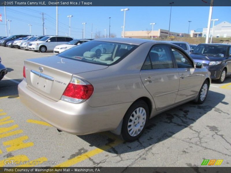 Desert Sand Mica / Taupe 2005 Toyota Camry XLE