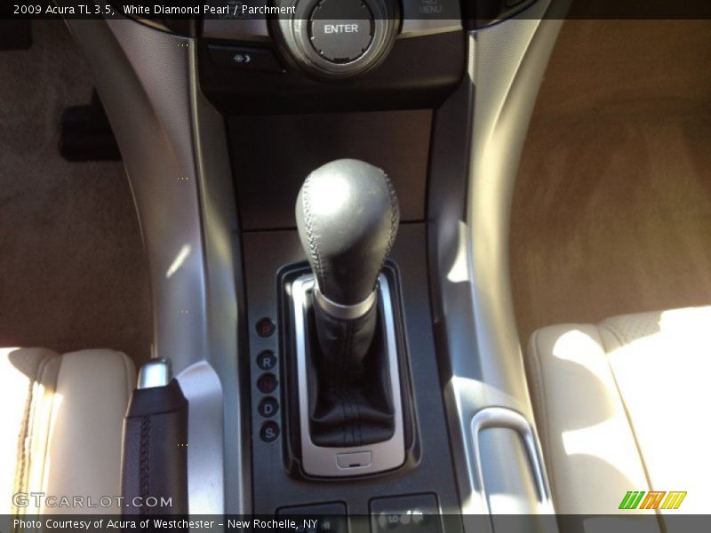 White Diamond Pearl / Parchment 2009 Acura TL 3.5