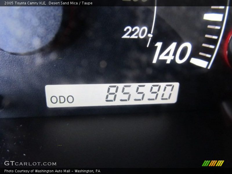 Desert Sand Mica / Taupe 2005 Toyota Camry XLE