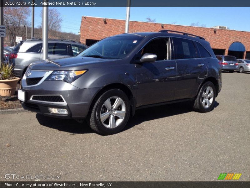 Polished Metal Metallic / Ebony 2010 Acura MDX