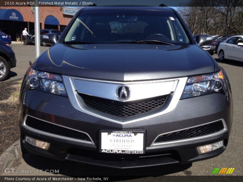 Polished Metal Metallic / Ebony 2010 Acura MDX