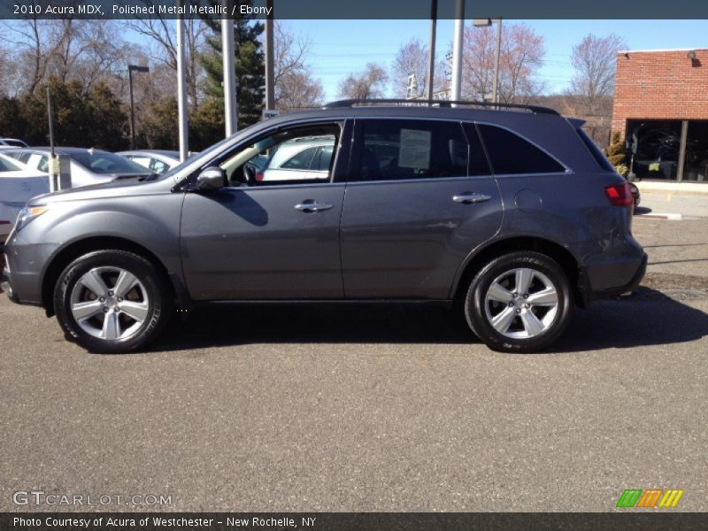 Polished Metal Metallic / Ebony 2010 Acura MDX