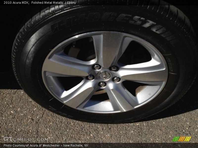 Polished Metal Metallic / Ebony 2010 Acura MDX