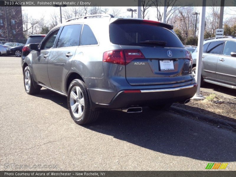 Polished Metal Metallic / Ebony 2010 Acura MDX