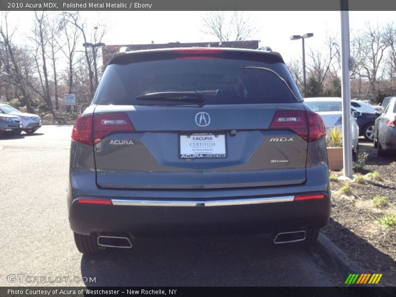 Polished Metal Metallic / Ebony 2010 Acura MDX