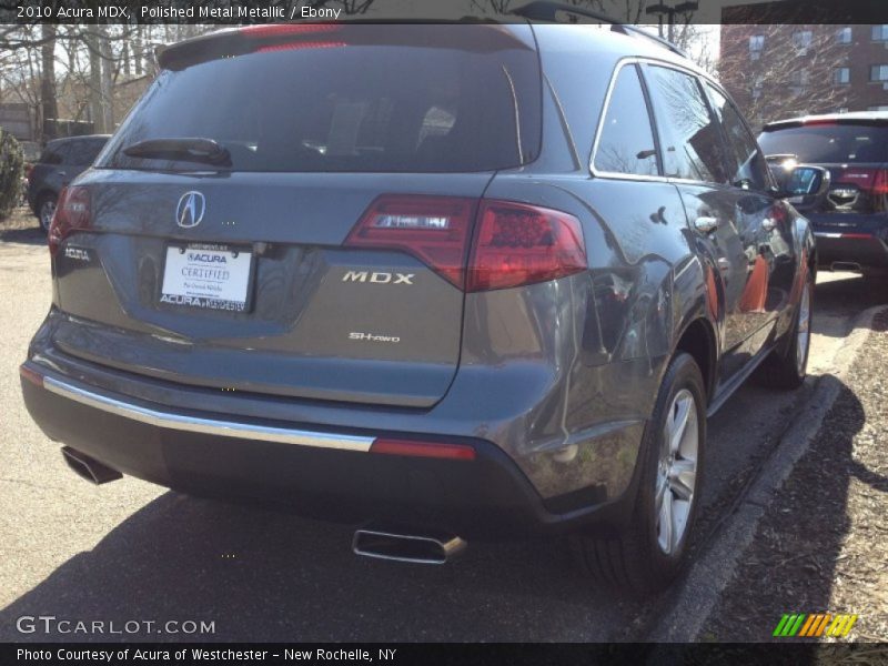 Polished Metal Metallic / Ebony 2010 Acura MDX