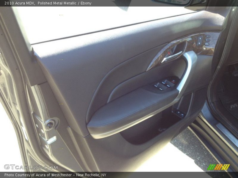 Polished Metal Metallic / Ebony 2010 Acura MDX