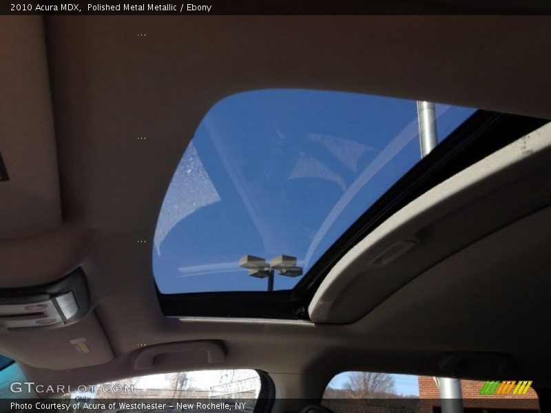 Polished Metal Metallic / Ebony 2010 Acura MDX