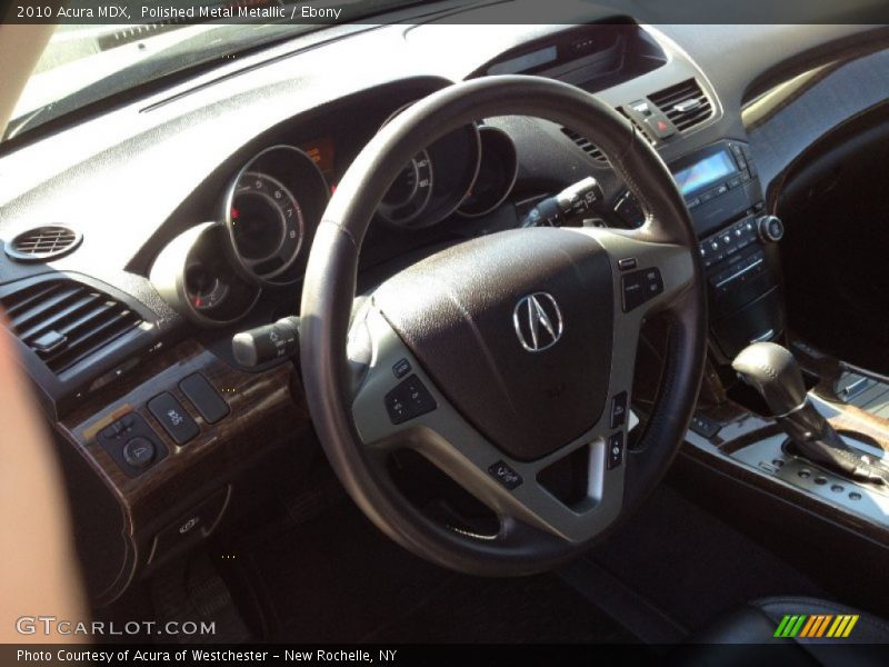 Polished Metal Metallic / Ebony 2010 Acura MDX