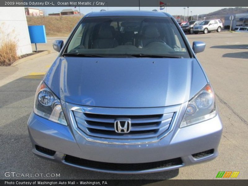 Ocean Mist Metallic / Gray 2009 Honda Odyssey EX-L