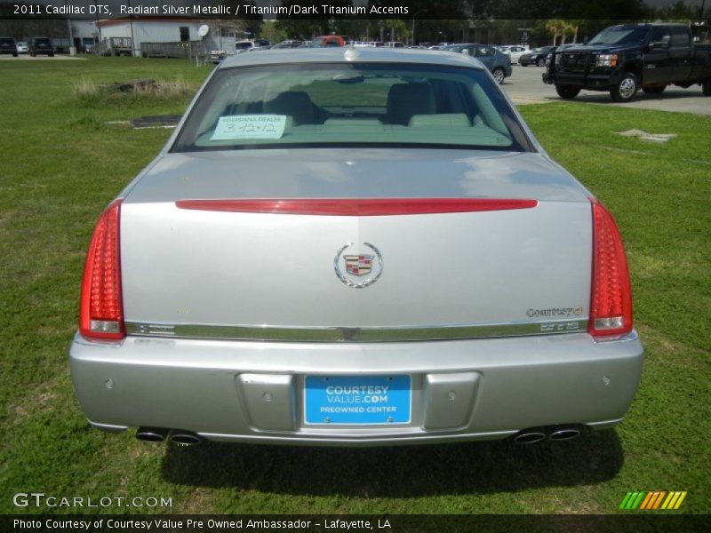Radiant Silver Metallic / Titanium/Dark Titanium Accents 2011 Cadillac DTS