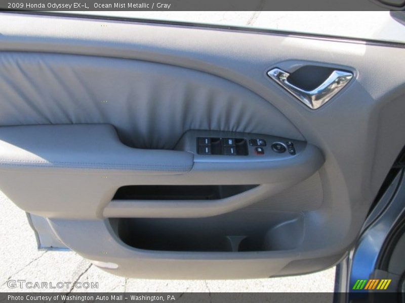 Ocean Mist Metallic / Gray 2009 Honda Odyssey EX-L