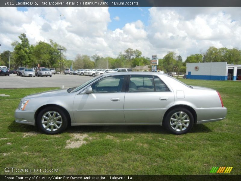 Radiant Silver Metallic / Titanium/Dark Titanium Accents 2011 Cadillac DTS