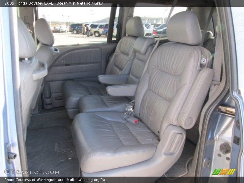 Ocean Mist Metallic / Gray 2009 Honda Odyssey EX-L