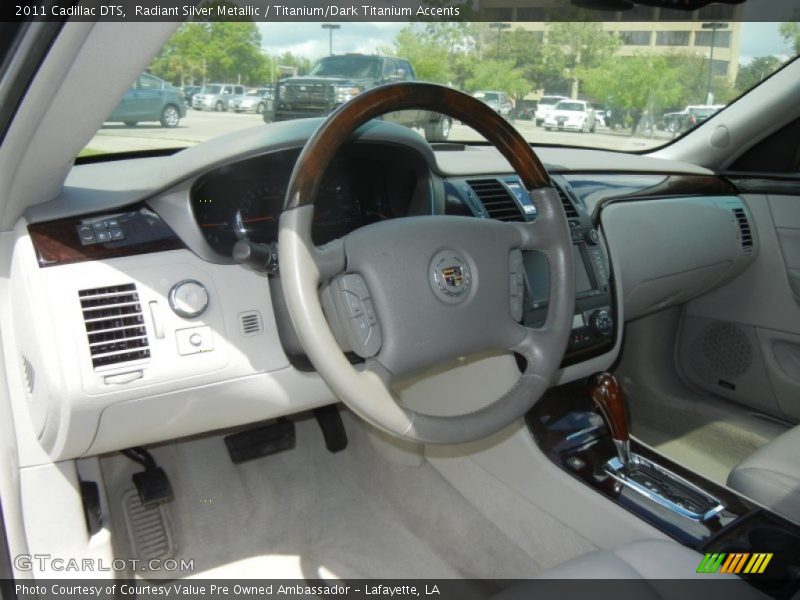Radiant Silver Metallic / Titanium/Dark Titanium Accents 2011 Cadillac DTS