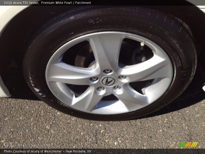 Premium White Pearl / Parchment 2010 Acura TSX Sedan