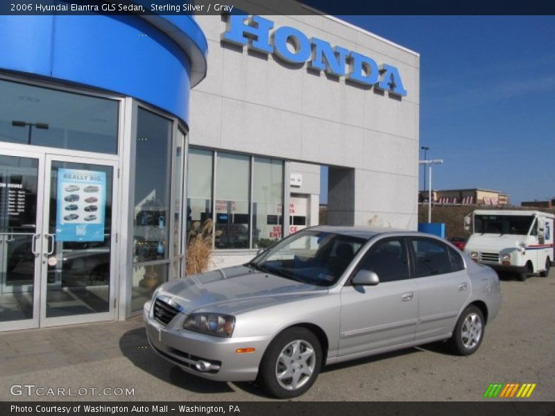 Sterling Silver / Gray 2006 Hyundai Elantra GLS Sedan