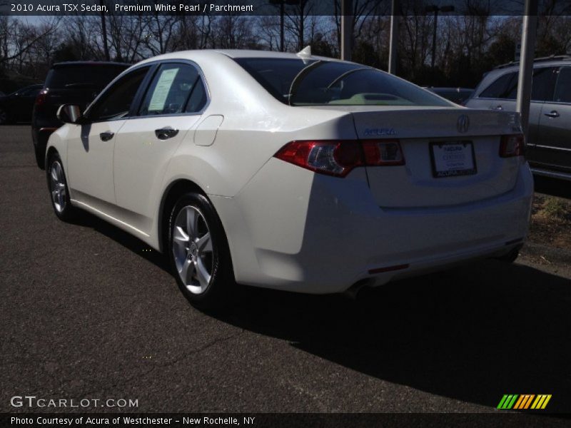 Premium White Pearl / Parchment 2010 Acura TSX Sedan