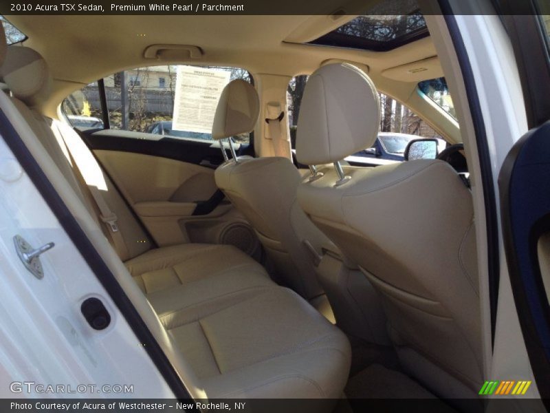 Premium White Pearl / Parchment 2010 Acura TSX Sedan