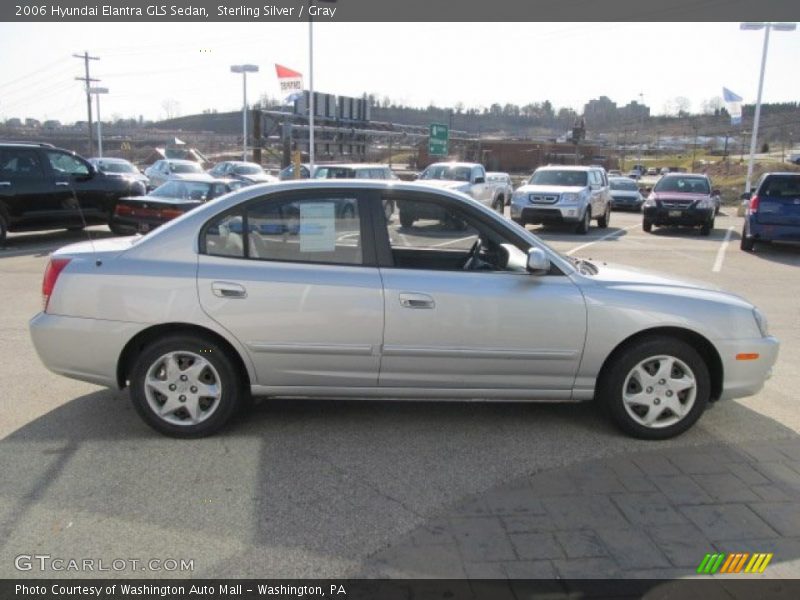 Sterling Silver / Gray 2006 Hyundai Elantra GLS Sedan