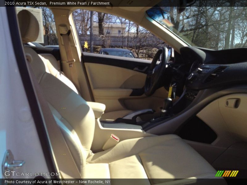 Premium White Pearl / Parchment 2010 Acura TSX Sedan