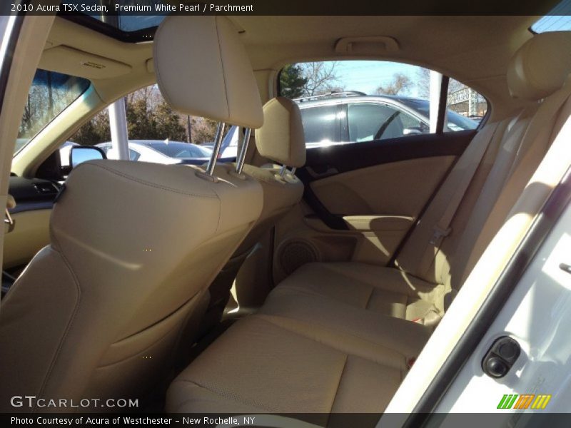 Premium White Pearl / Parchment 2010 Acura TSX Sedan