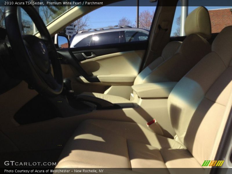 Premium White Pearl / Parchment 2010 Acura TSX Sedan