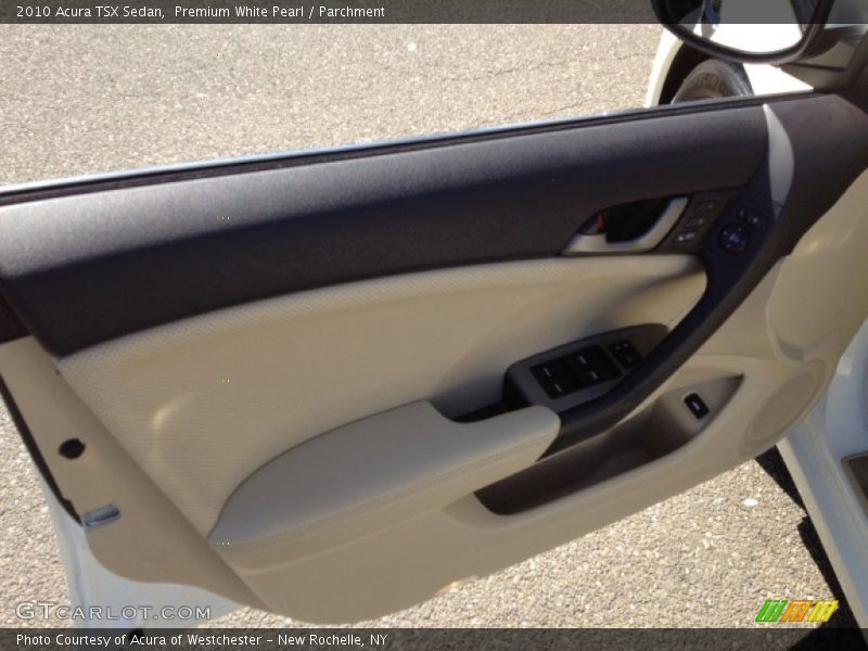 Premium White Pearl / Parchment 2010 Acura TSX Sedan