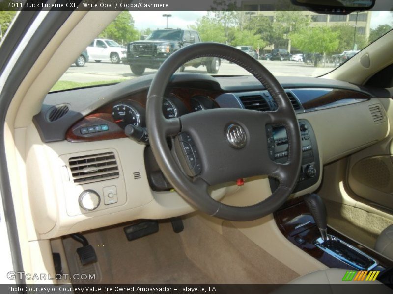 White Opal / Cocoa/Cashmere 2011 Buick Lucerne CXL