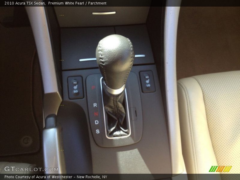 Premium White Pearl / Parchment 2010 Acura TSX Sedan