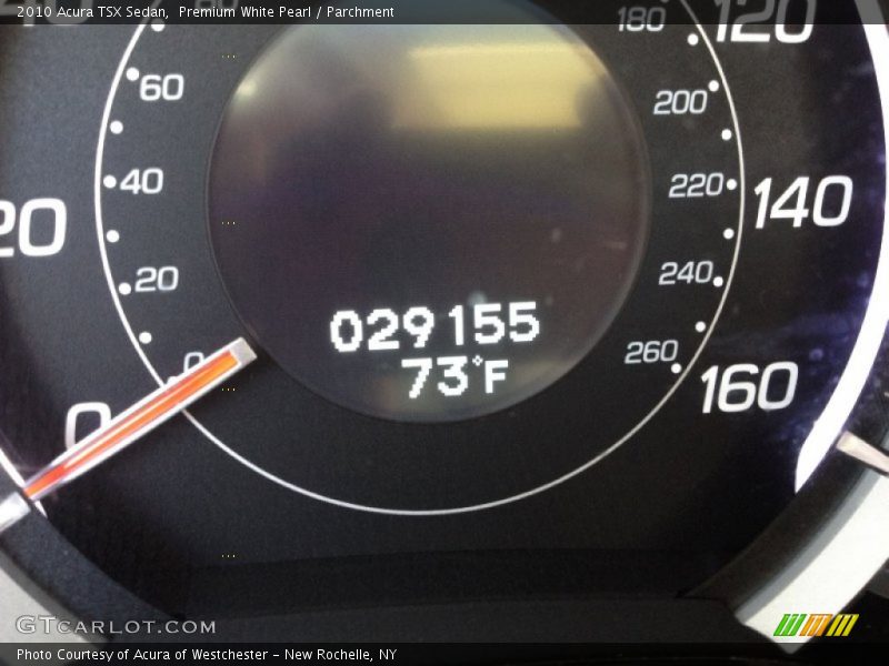 Premium White Pearl / Parchment 2010 Acura TSX Sedan